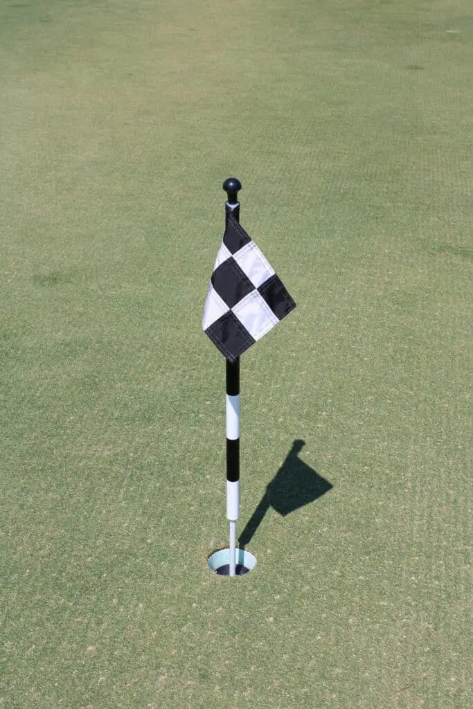 most golfers work on their short game on the putting green