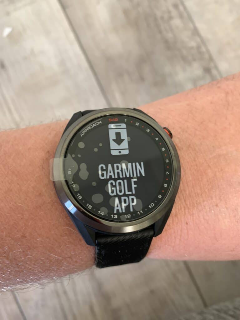 Garmin Golf App with the S42 and S40 watch